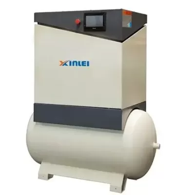 Máy nén khí trục vít 10Hp, 3pha, bình tích 300 lít